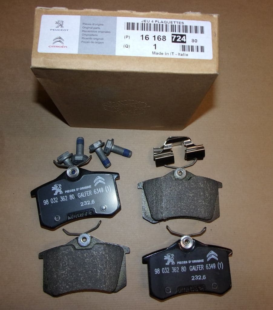 Bromsbelägg - Citroën C2/C3/C3 II fram 1.4 Hdi från Autofrance