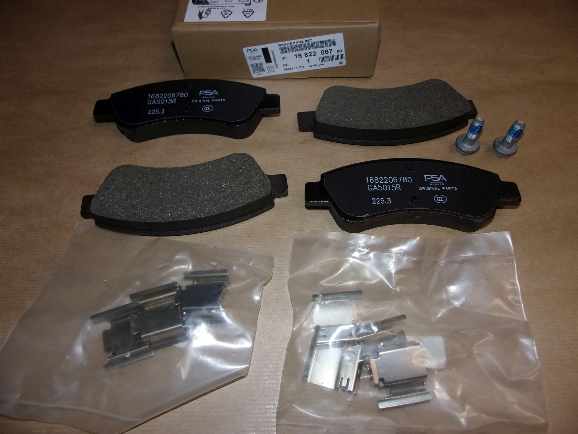 Bromsbelägg - Citroën C2/C3/C3 Picasso, Fram från Autofrance
