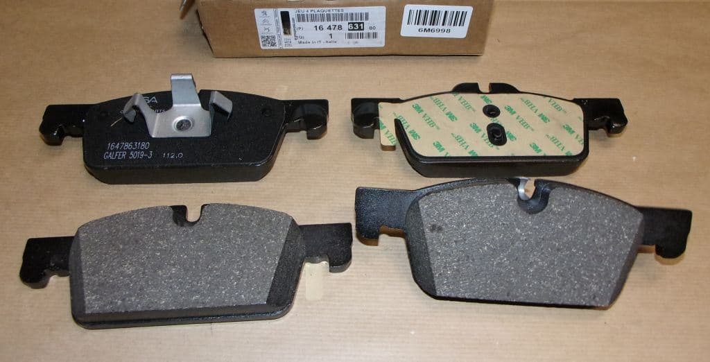 Bromsbelägg - P 508 1.6VTI/THP/HDI 10>Fram från Autofrance