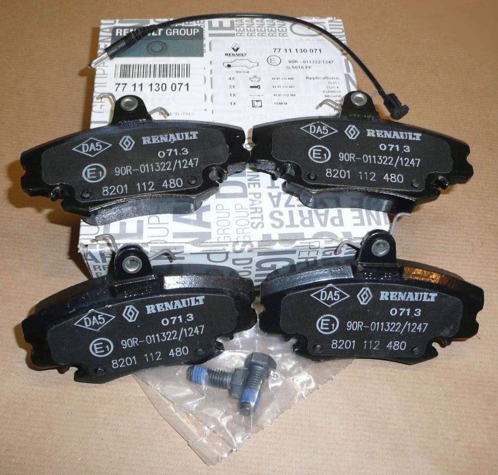 Bromsbelägg - Renault Clio 1.2/1.4/1.2 16V/1.9D