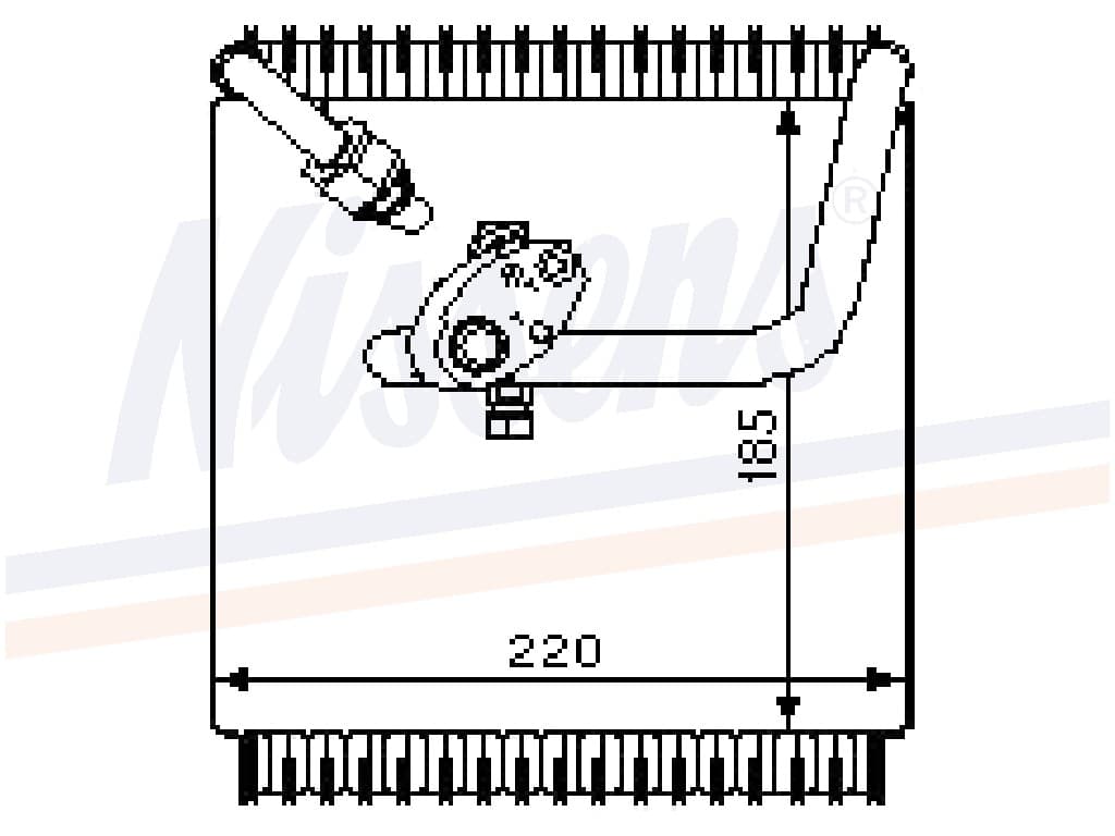 Evaporator Hyundai Elantra I alla mod. 12/90-09/93 från Galwin