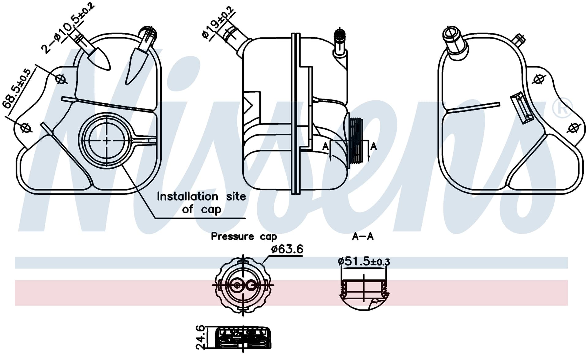 Expansionstank inkl lock, Daewoo