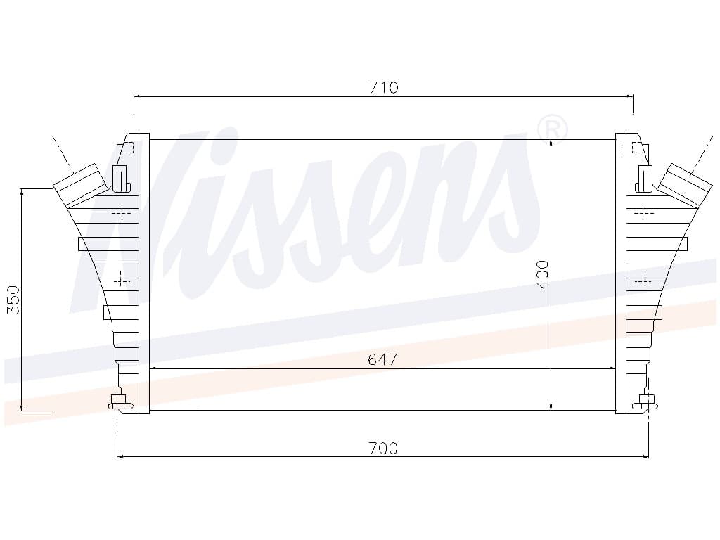 Intercooler Opel Signum 2,2 16V DTI Aut. 04/02- från Galwin