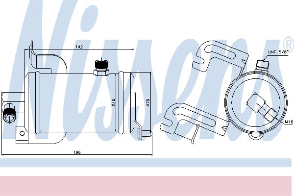Torkfilter, Citroen, Aluminium