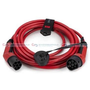 Laddkabel, elfordon 32A 22kW 7,5m 44IP-Co