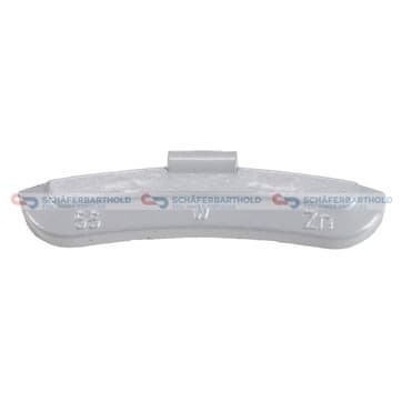 Balansvikt 50x 55g Zink grau från Autofrance