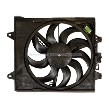Elmotor, kylarfläkt