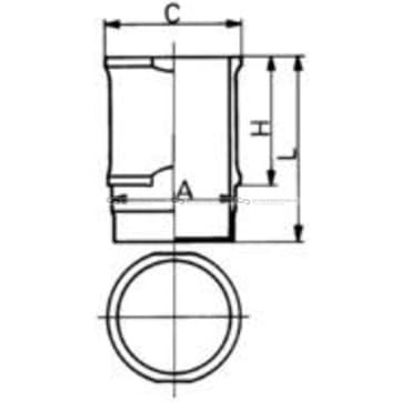Cylinder, Liner 72mm från Autofrance