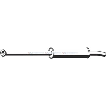 Främre ljuddämpare