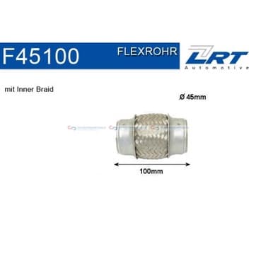Flexrör, avgassystem 101,6mm innerväv