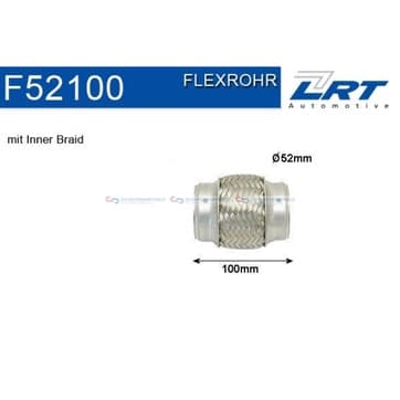 Flexrör, avgassystem 101,6mm innerväv