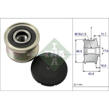 Generator, Freewheel Clutch