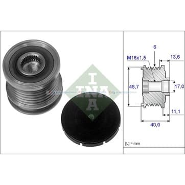 Generator, Freewheel Clutch