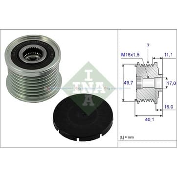 Generator, Freewheel Clutch