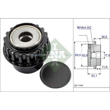 Generator, Freewheel Clutch