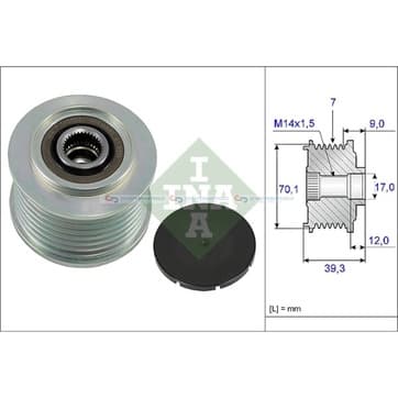 Generator, Freewheel Clutch