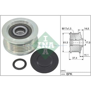 Generator, Freewheel Clutch