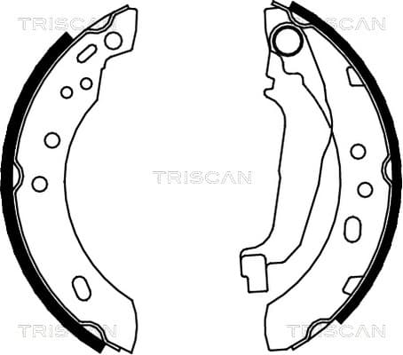 Bromsbackar från TRISCAN