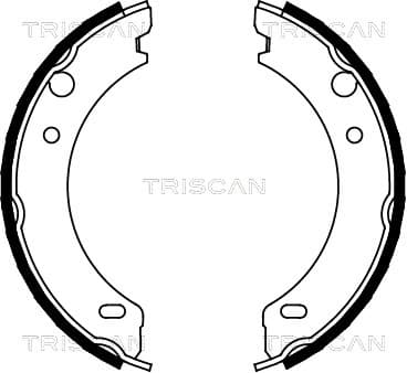 Bromsbackar handbroms från TRISCAN