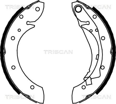 Bromsbackar från TRISCAN