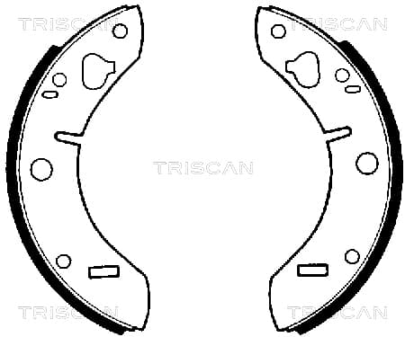 Bromsbackar från TRISCAN