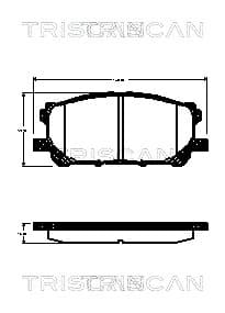 Bromsklossar fram