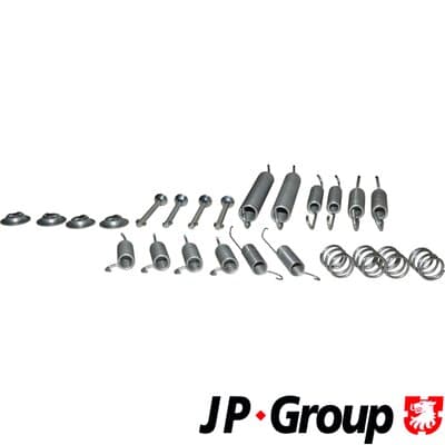 Tillbehörssats bromsbackar från JP GROUP