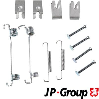 Tillbehörssats bromsbackar parkeringsbroms från JP GROUP