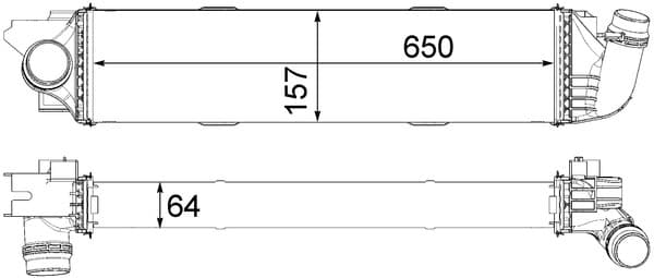 31 000P Laddluftkylare från MAHLE