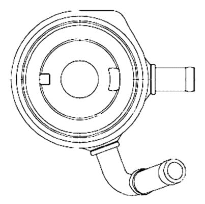 195 000S Oljekylare motor från MAHLE