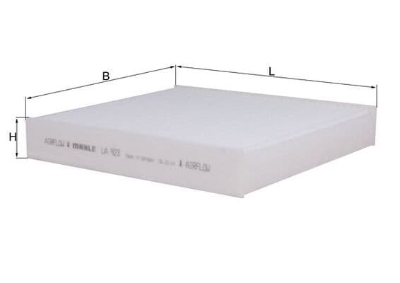 923 Filter kupéventilation