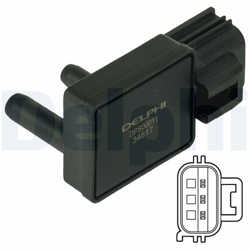 Sensor avgastryck