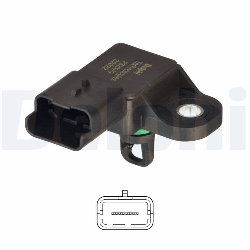 Sensor insugstryck från DELPHI