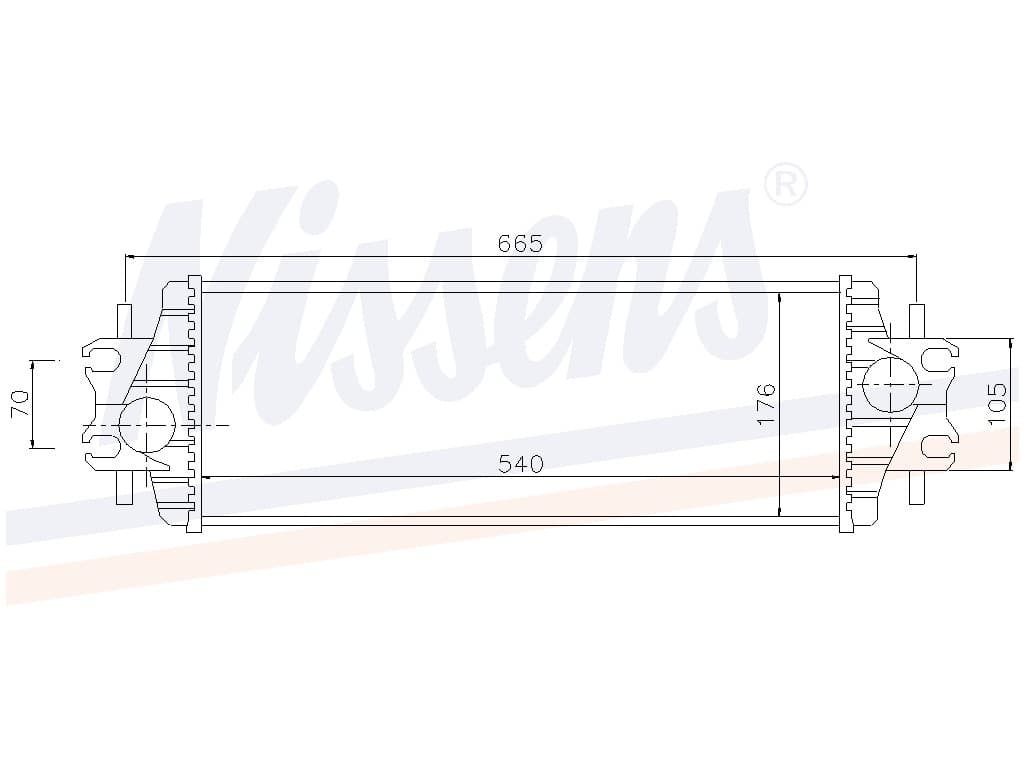 Intercooler Opel Vivaro 1,9DCI/DTI 10/98- från Galwin