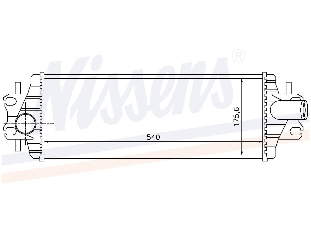 Intercooler Opel Vivaro 2,5 DTI 05/01- från Galwin