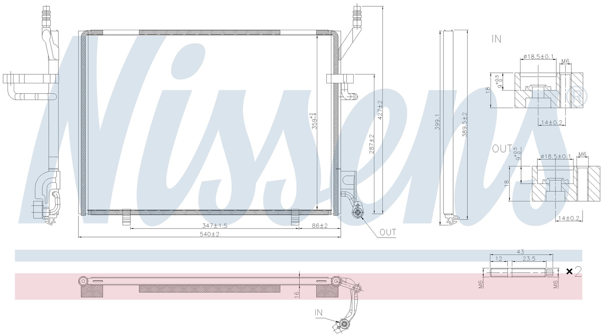 Kondensor ac, Ford