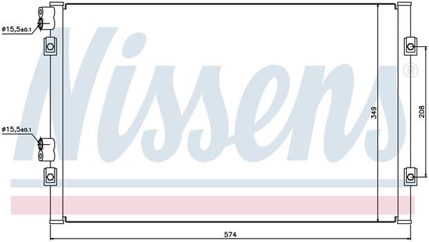 Kondensor Chrysler PT Cruiser alla mod. 06/00-