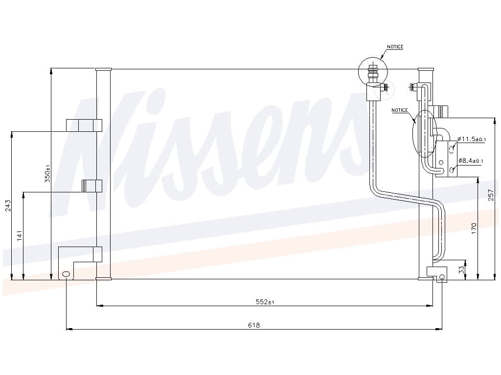 Kondensor Saab 900 10/93-