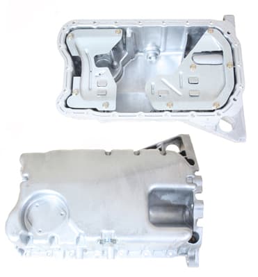 Oljetråg aluminium, utan givarhål, 2,3 V5