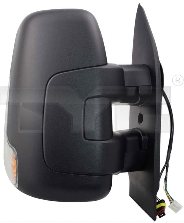 Sidospegel hö kort arm, eljust, värme, blink (7stift)