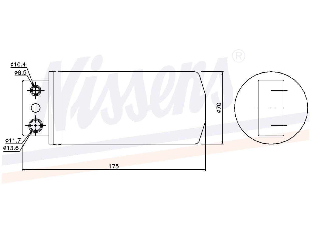 Torkfilter Opel Vectra B alla mod. 10/1995-03/2002